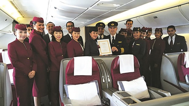Qatar Airways bags the u2018Best for Businessu2019 award by Conde Nast Traveller readers.