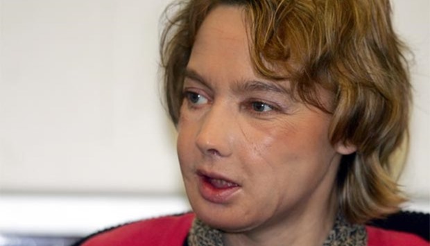 Isabelle Dinoire, the woman who received the world's first face transplant in Amiens, northern France, is seen in this file photo taken on February 6, 2006.