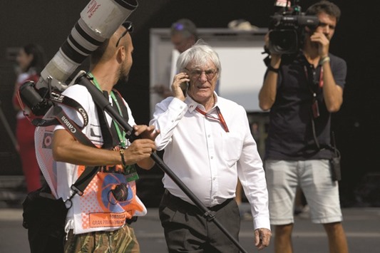 Formula 1 boss Bernie Ecclestone