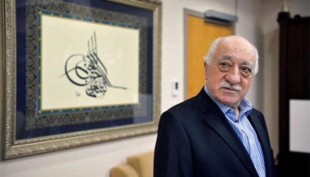US-based cleric Fethullah Gulen is pictured at his home in Saylorsburg, Pennsylvania.