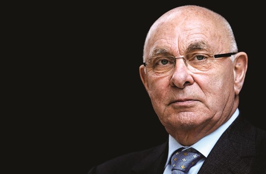 This file picture shows Chairman of the Royal Dutch Football Association (KNVB) Michael Van Praag.