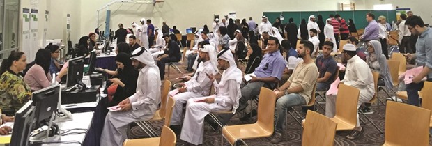 Students selected courses for over 30 programmes offered at the college.