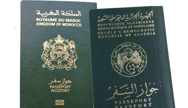 Moroccan and Algerian passports