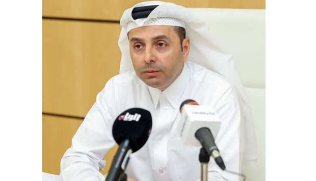 HE the Minister of Education and Higher Education Dr Mohamed Abdul Wahed Ali al-Hammadi addressing a press conference.
