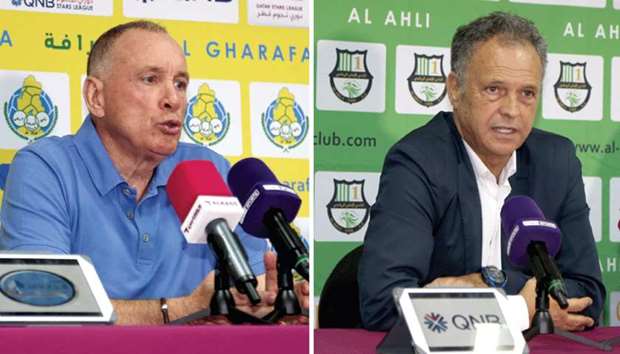 Al Gharafau2019s Jean Fernandez and Al Ahliu2019s Joaqu?n Caparros