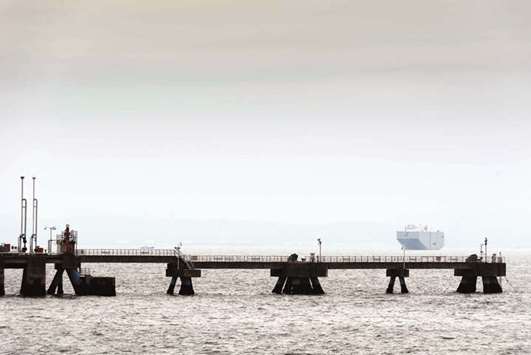 A loading jetty stands at the Ohgishima LNG terminal, operated by Tokyo Gas Co, in Kawasaki, Kanagawa, Japan on June 26. Japan boosted LNG imports by more than 2mn tonnes during the first half of the year, and delays in nuclear power plant restarts are helping support high demand through 2018.