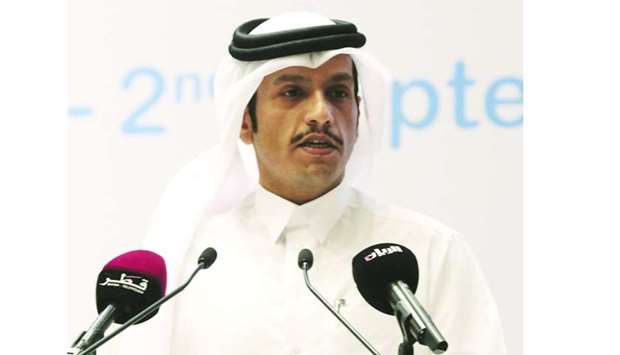HE the Foreign Minister Sheikh Mohammed bin Abdulrahman al-Thani