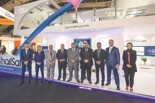 The Esu2019hailSat team at IBC 2017.