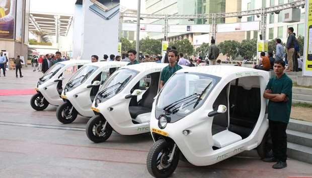 battery-powered autorickshaws