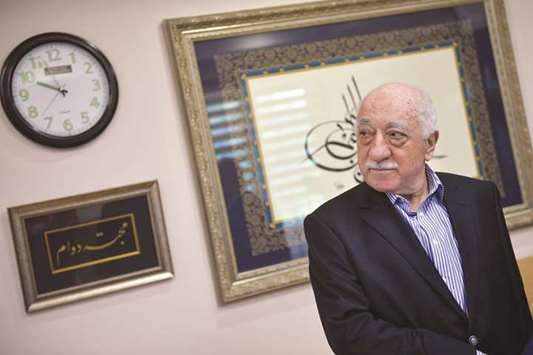 Gulen: the US-based cleric is blamed by Ankara for instigating the failed July 2016 coup.