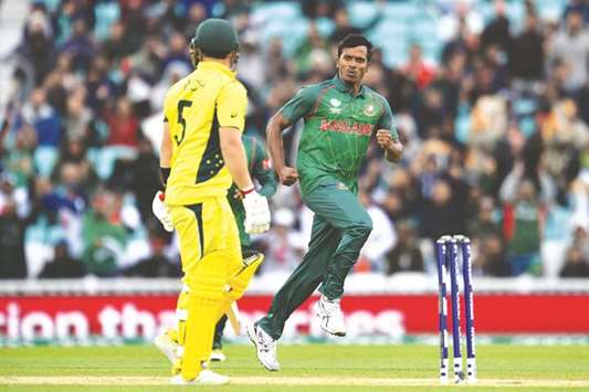Bangladeshu2019s bowler Rubel Hossain. (AFP)