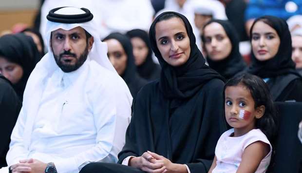 HE Sheikha Hind bint Hamad al-Thani at the event. Supplied picture