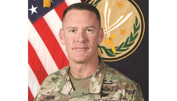 Colonel Ryan Dillon says the enemy is significantly weakened.