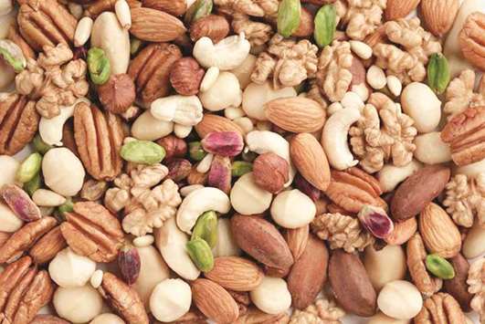 The findings showed that people who ate nuts not only had less weight gain than their nut-abstaining peers, but they also enjoyed a five per cent lower risk of becoming overweight or obese.