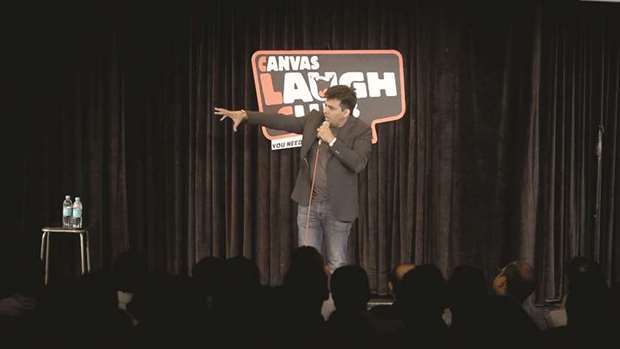 Amit Tandon weaving his magic during one of his shows.