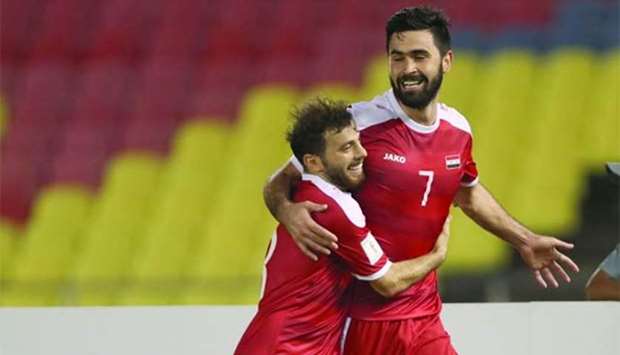 Syria can hold onto third spot and have a chance to qualify through two rounds of playoffs.