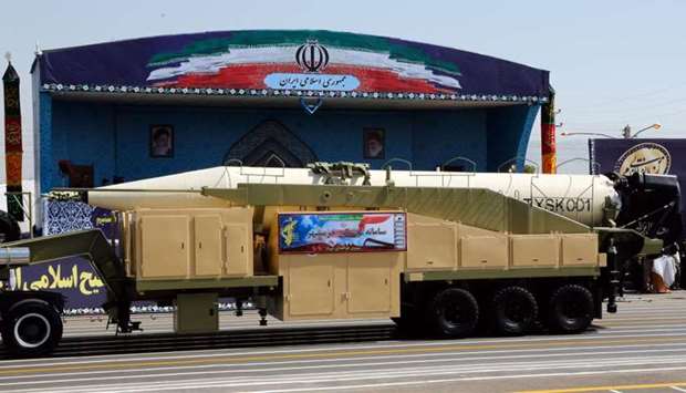 The new Iranian long range missile Khoramshahr