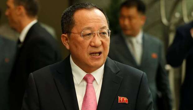 North Korean Foreign Minister Ri Yong-ho