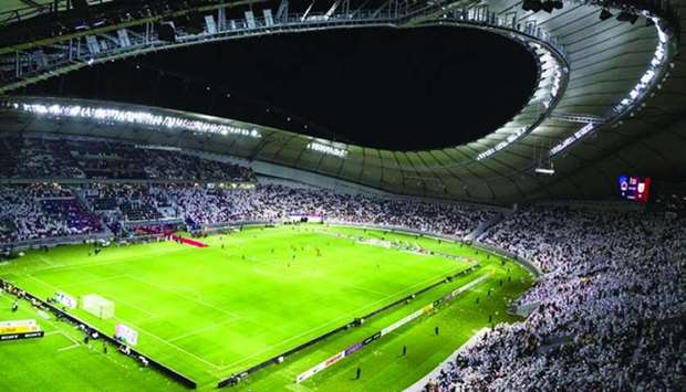 Spectators attend the Emir Cup Khalifa International Stadium in May this year after it was formally inaugurated by His Highness the Emir Sheikh Tamim bin Hamad al-Thani.