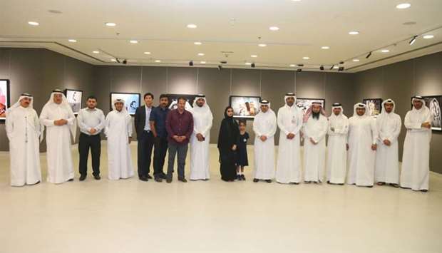Participants at the launch of the photography exhibition