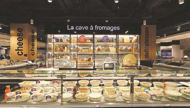 Monoprix at Doha Festival City includes a u2018La Cave u00e0 Fromageu2019, stocked with a wide selection of the finest international cheeses.