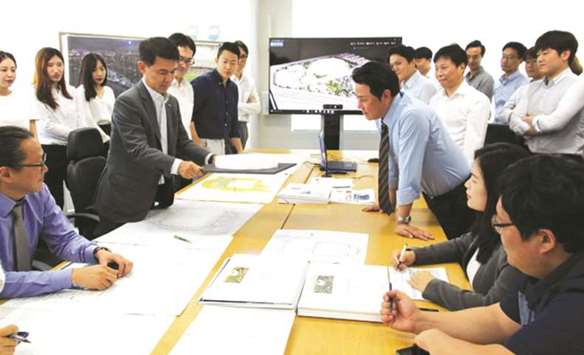 Al Thumama Stadium design consultants, Heerem Architects, from South Korea. PICTURE: www.sc.qa