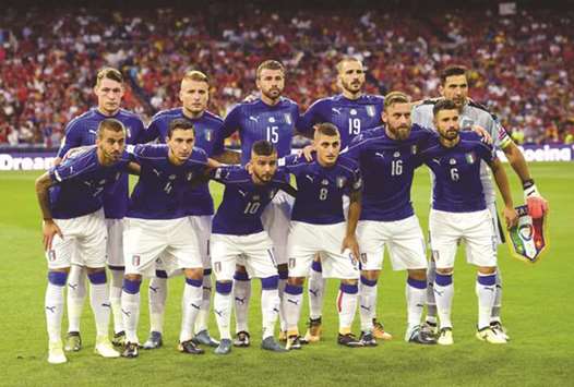 Italy need three points to consolidate second place in Group G behind Spain and stay safely clear of third-placed Albania as they look to make it to Russia next year. (AFP)