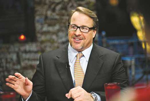 Michael Ferro speaks during a Bloomberg Television show in Chicago. Acquisition of the almost 100-year-old New York Daily News tabloid marks the highest-profile media deal for Ferro, who bought into Tronc last year through his Merrick Ventures.