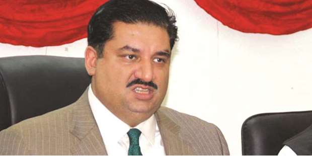 Defence Minister Khurram Dastagir Khan