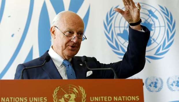 UN Special Envoy for Syria de Mistura