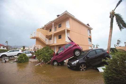 A photo taken on Wednesday shows cars piled on top of one another in Marigot, near the Bay of Nettle, on the French Collectivity of Saint Martin, after the passage of Hurricane Irma. Beasts like Irma churn out from one of the tropical waves that slide off the coast of Africa. These troughs of low pressure, sometimes just a ragged collection of thunderstorms, begin to roll off the continent in late spring. Thatu2019s a reason the Atlantic hurricane season runs from June 1 to November 30.