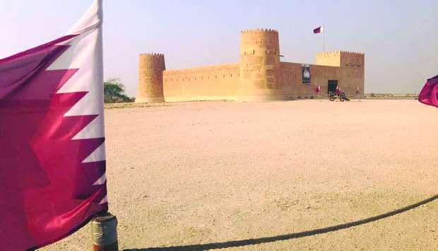 Al Zubarah Fort remains a popular destination even during the summer season. PICTURE: Sayed Farooq