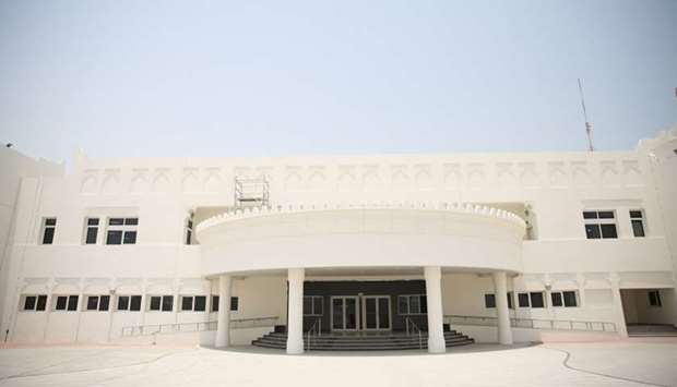 The exterior of one of the newly constructed schools