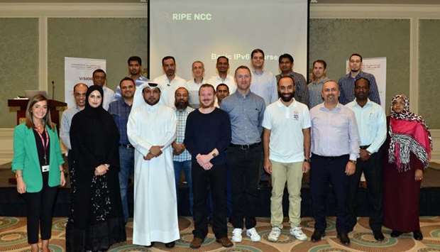 Participants of the three-day technical IPv6 training course.