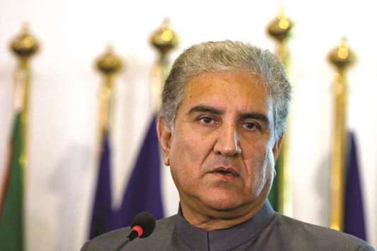Qureshi: this would be his first overseas trip since becoming foreign minister.