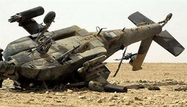 Afghan military helicopter crashes