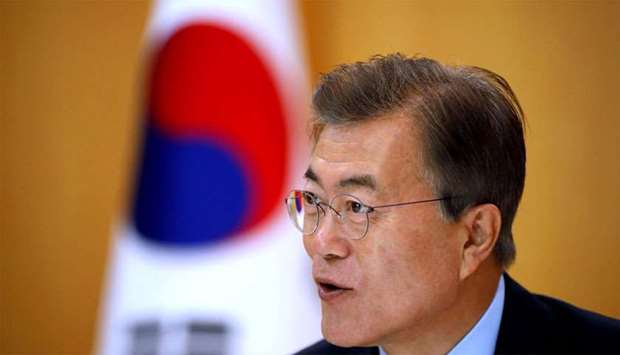 South Korean President Moon Jae-in