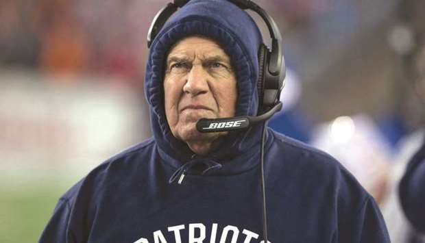 Patriots coach Bill Belichick.