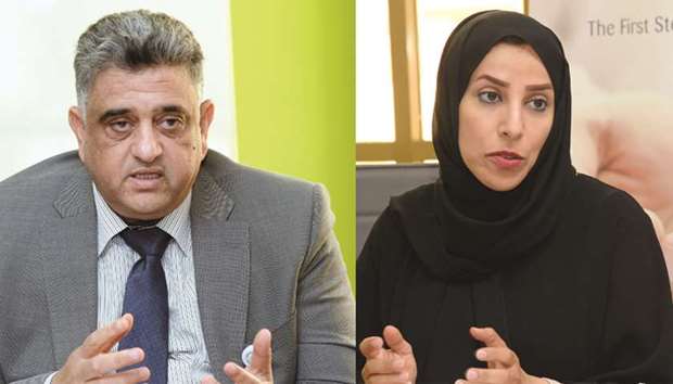 Dr Wael Ezzeldin Saeed and Dr Durriya Mubarak al-Qahtani