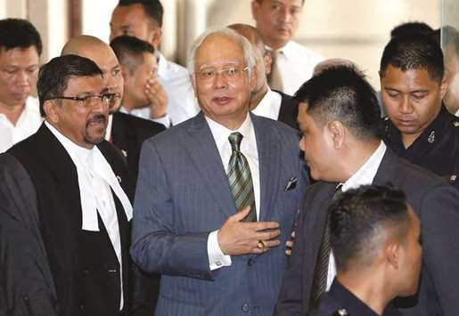 Malaysiau2019s former PM Najib Razak.