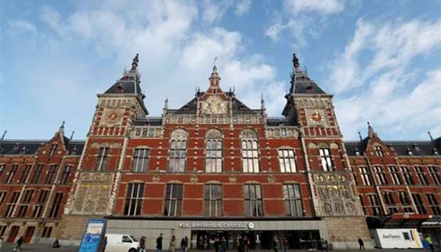 The knife attack happened at Amsterdam's Central Station.