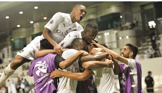 On a high: Al Sadd sealed their semi-final spot in the AFC Champions League earlier this week.