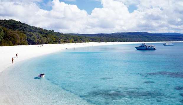 A beach in Whitsunday Islands