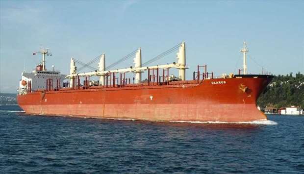 MV Glarus, with 19 crew, came under attack early Saturday morning