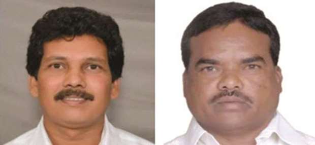 Rao (left) and Soma: victims of Maoist attack