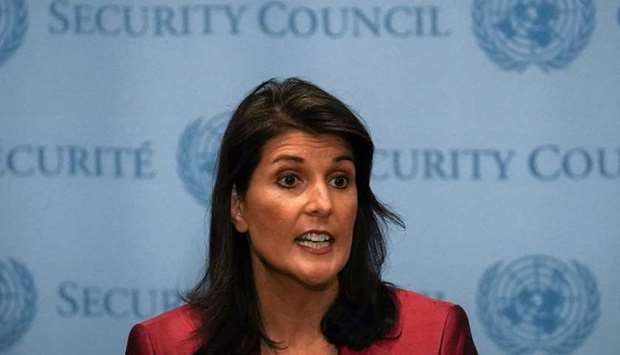 Nikki Haley said the US was ,proud to be the leading donor, to displaced Rohingya
