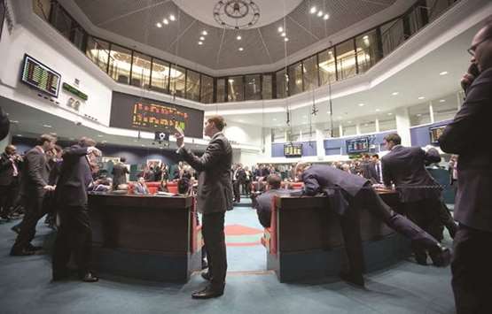 Traders work on the trading floor at the London Metal Exchange (file). Zinc is currently trading at $2,525 on the LME after touching a two-year low of $2,283 in August.