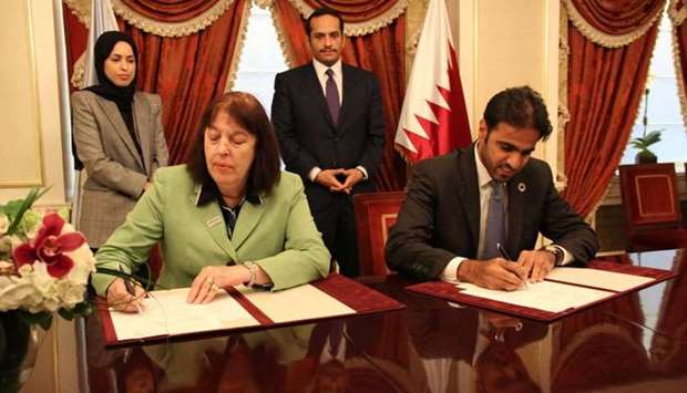 The agreement was signed by Qatar Fund for Development Director General Khalifa bin Jassim al-Kuwari and UN Secretary-Generalu2019s Special Representative for Children and Armed Conflict Virginia Gamba.