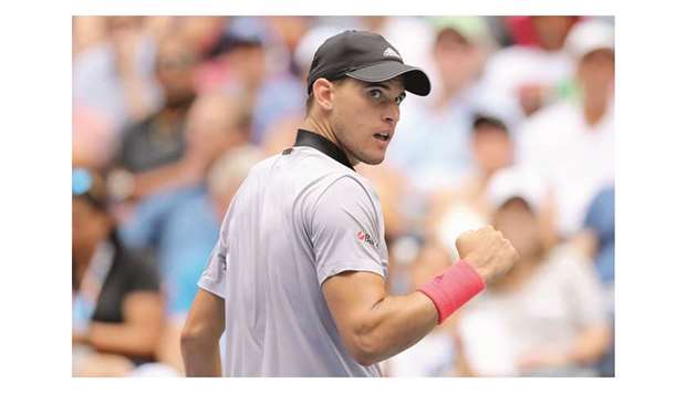 Dominic Thiem of Austria faces world number one Rafael Nadal Spain today three months after he was routed by the Spaniard in the French Open final. (AFP)
