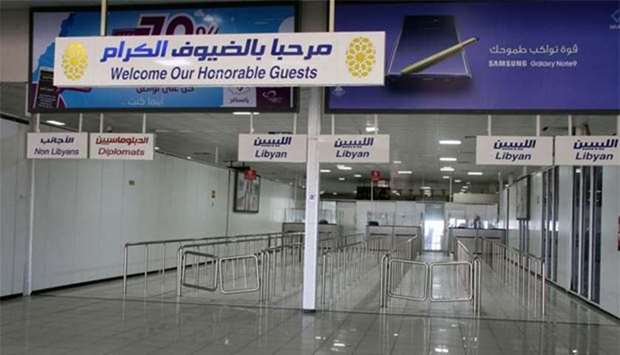 The empty Mitiga International Airport in Tripoli is seen earlier this week.
